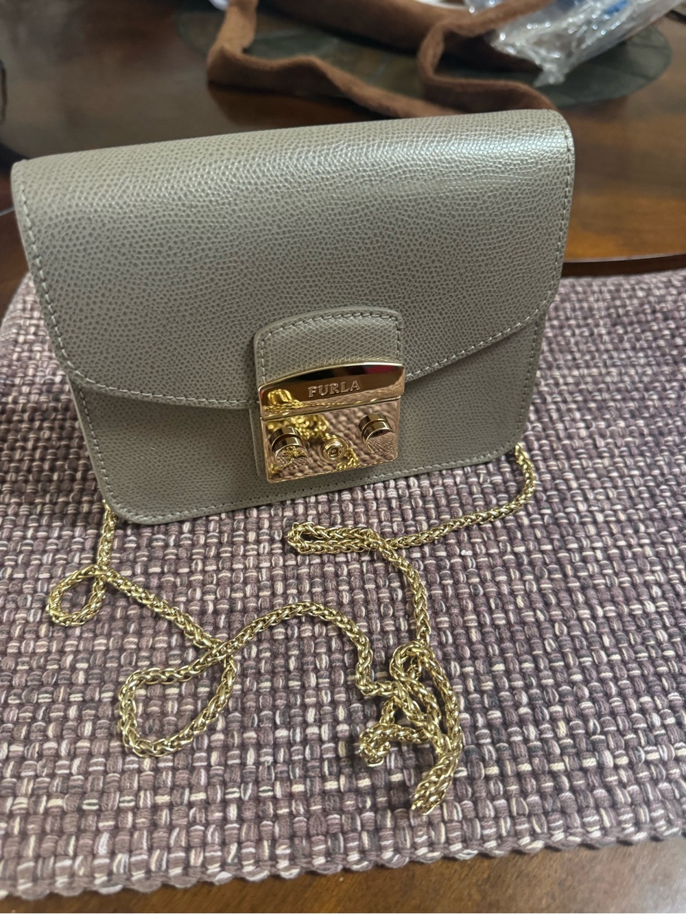 Furla Metropolis mini crossbody in Gray - NWOT